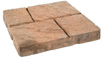 CHRISTYS Oldcastle 10150471 Cobblestone Patio Paver 16x16 in