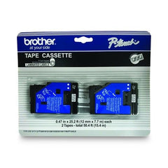 BROTHER Brother BRTTC10 Tape Cartridge 1/2 inches 2 Pack