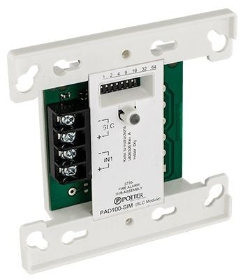 POTTER ELECTRIC SIGNAL Potter Electric Signal pad100-sim Single Input Monitor Module