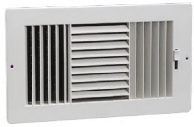 AMERICAN METAL PRODUCTS American Metal Products 383W10X6 Sidewall Register 10x6