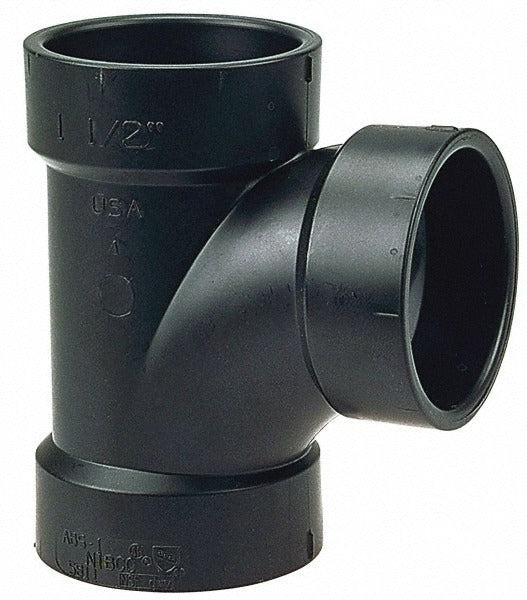NIBCO Nibco I098000 Dwv Sanitary Tee 1-1/4 in Hub Abs