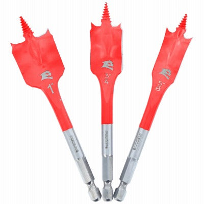 DIABLO Freud DSP1910-S3 Spade Bit Set 3 Piece Wood Boring