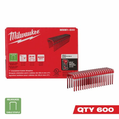 MILWAUKEE Milwaukee MNM1-600 Insulated Cable Staples 600 Count