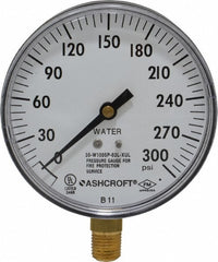 ASHCROFT Ashcroft 662876002665 Pressure Gauge 300 Psi 3.5 in Npt