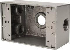 THOMAS & BETTS Thomas Betts DIH4-1-LM Weatherproof Outlet Box 1 Gang Aluminum