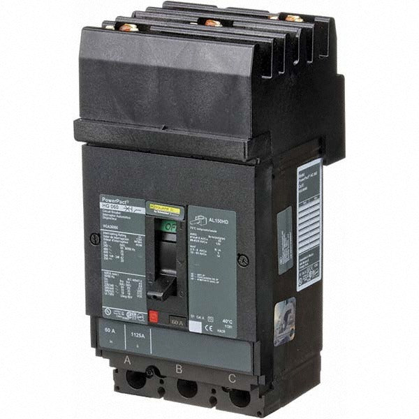 SCHNEIDER ELECTRIC Square D HGA36060 Molded Case Circuit Breaker 60A 3P