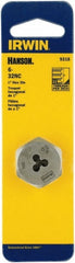 IRWIN Irwin 9318 Hex Rethreading Die 6-32 Unc Right Hand