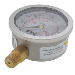 WINTERS INSTRUMENTS Winters Instruments PFQ808 Pressure Gauge 2 1/2 inches 0-600#
