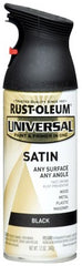RUST-OLEUM Rust-oleum 245197 Universal Satin Black Spray Paint