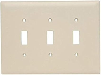 LEGRAND Legrand TPJ3-I TradeMaster Junior Jumbo Standard Wallplate 3-Gang (1 Pack)