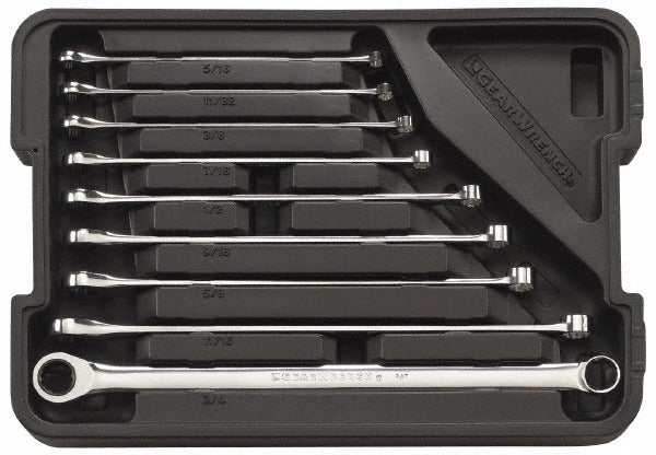 GEARWRENCH Gearwrench 85998 Ratcheting Box Wrench Set 9 Pc