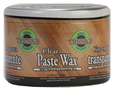 TREWAX Beaumont Products 887101016 Carnauba Paste Wax 12.35 Oz Clear