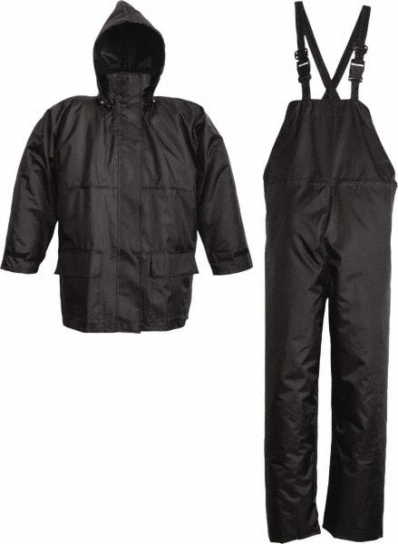 VIKING Viking 2900BK-L Rain Suit Bib Overalls Large Black