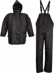 VIKING Viking 2900BK-XXL Rain Suit with Bib Overalls 2XL Black