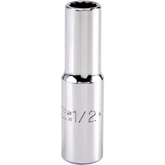 PROTO Proto J5316 Deep Hand Socket 1/2 in 12-point Chrome