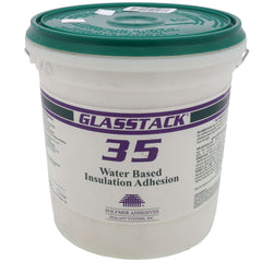 POLYMER ADHESIVES Polymer Adhesives GT35-1 Glasstack 35 Water-Based Insulation Adhesive 1 Gal Pail