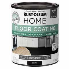 RUST-OLEUM Rust-oleum 365930 Floor Coating Base Coat Black 1 Qt
