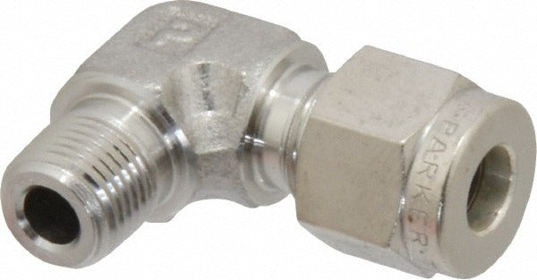 PARKER Parker 4MSEL2N-316 Compression Male Elbow 1/8-27 Npt