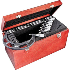 STARRETT Starrett 64465 Outside Micrometer Set 6 to 12 in 6 Pc