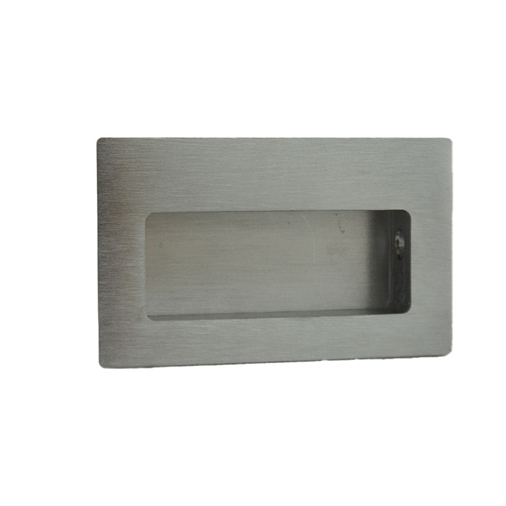 IVES Ives 960626 Rectangular Flush Pull Satin Chrome