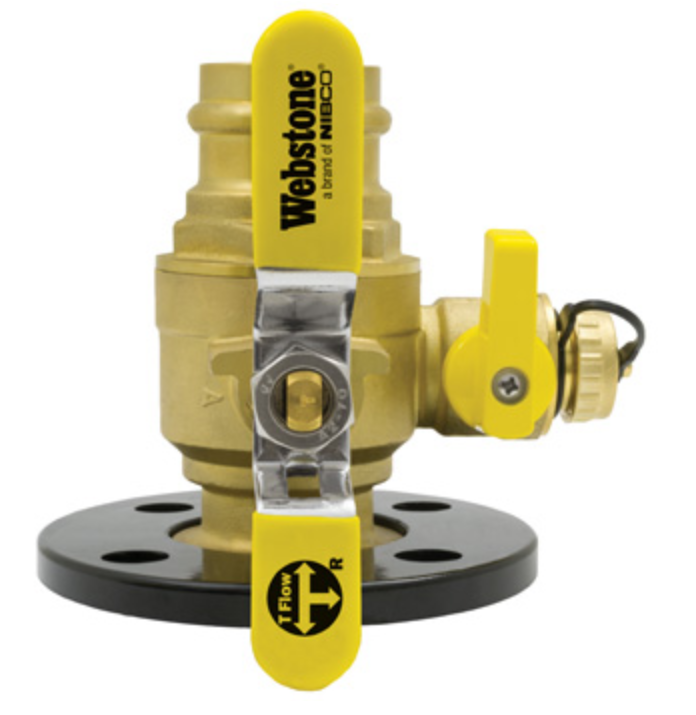 NIBCO NIBCO H-81417HV Ball Valve, 2 in, Press x Rotating Flange