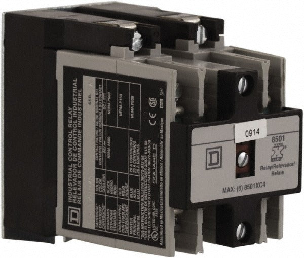 SCHNEIDER ELECTRIC Square D 8501XMO40V02 General Purpose Relay 20A 4NO