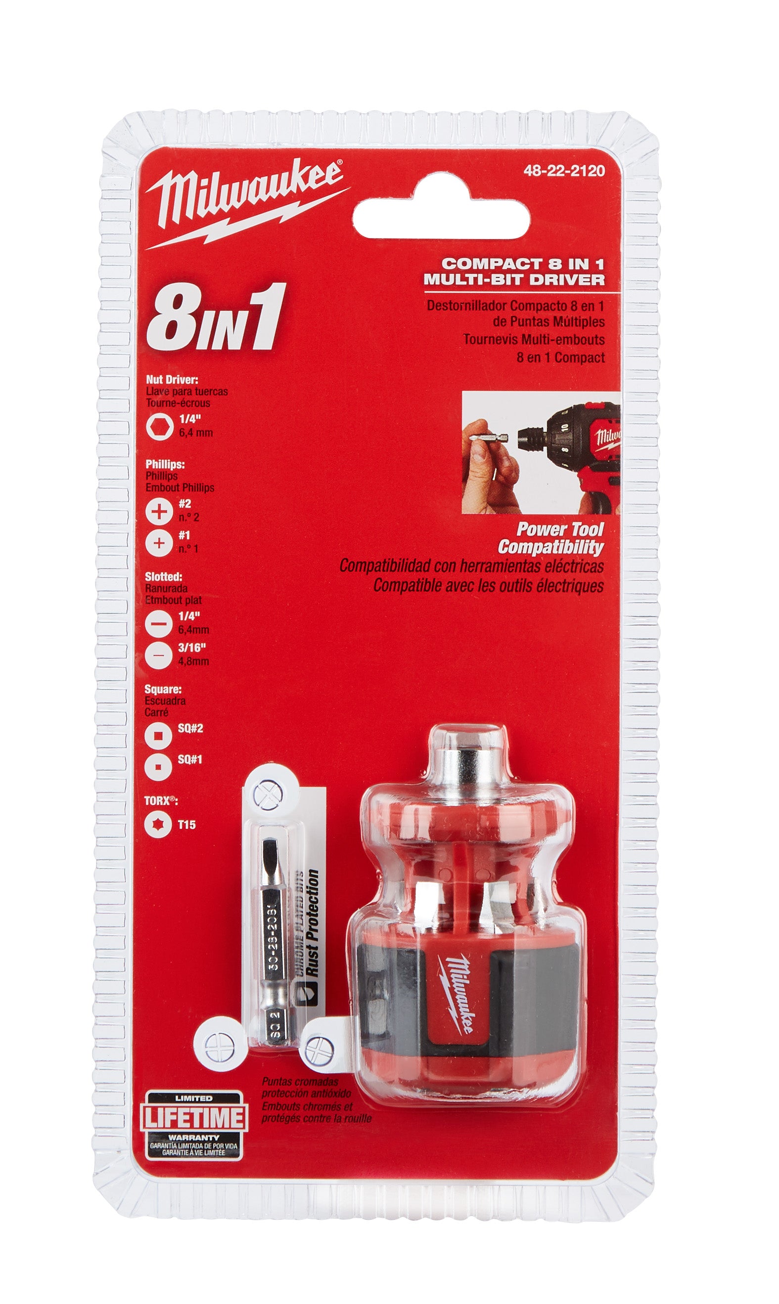 MILWAUKEE 48-22-2120 SCREWDRIVERS & NUT DRIVERS