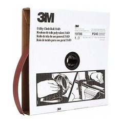 3M 3M 7000118508 Utility Cloth Roll 314D 1 in x 50 yd P240 J-weight Pack 5