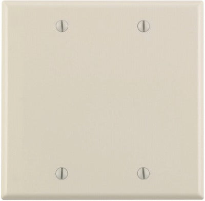 LEVITON Leviton Mfg Co 000-78025-000 2-gang Blank Wall Plate