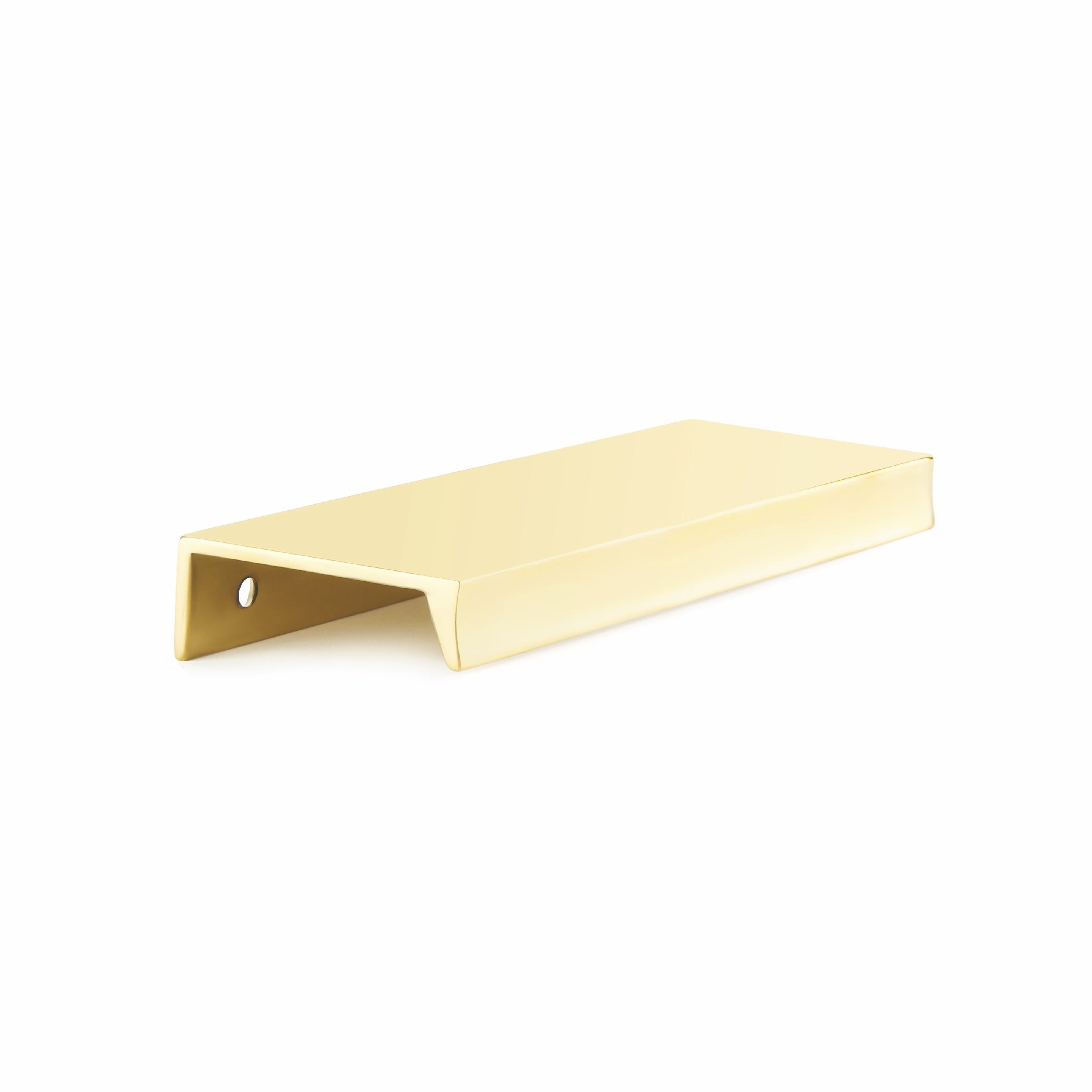 SCHAUB Schaub 10012-UNBR Sabre Edge Cabinet Pull Unlacquered Brass