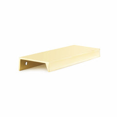 SCHAUB Schaub 10012-UNBR Sabre Edge Cabinet Pull Unlacquered Brass