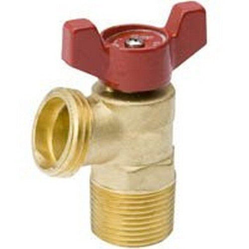 MUELLER INDUSTRIES Mueller Industries 102-054HN Brass Boiler Drain Quarter Turn (Pack of 3)