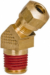 PARKER Parker VS279NTA-4-4 Brass Compression 45 Elbow 1/4 Mnpt