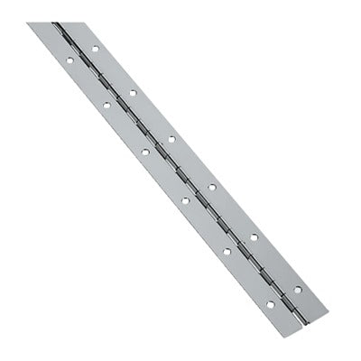 NATIONAL HARDWARE National Mfg N148-486 Continuous Hinge 1.5x72 in Nickel Steel