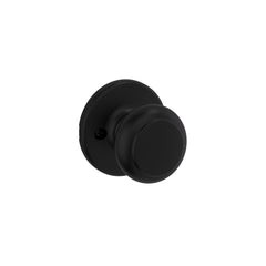 KWIKSET Kwikset 488CV-514 Cove Knob Half Dummy Lock Matte Black