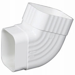 AMERIMAX Amerimax Home Products M0628 2x3 White Vinyl Downspout B Elbow