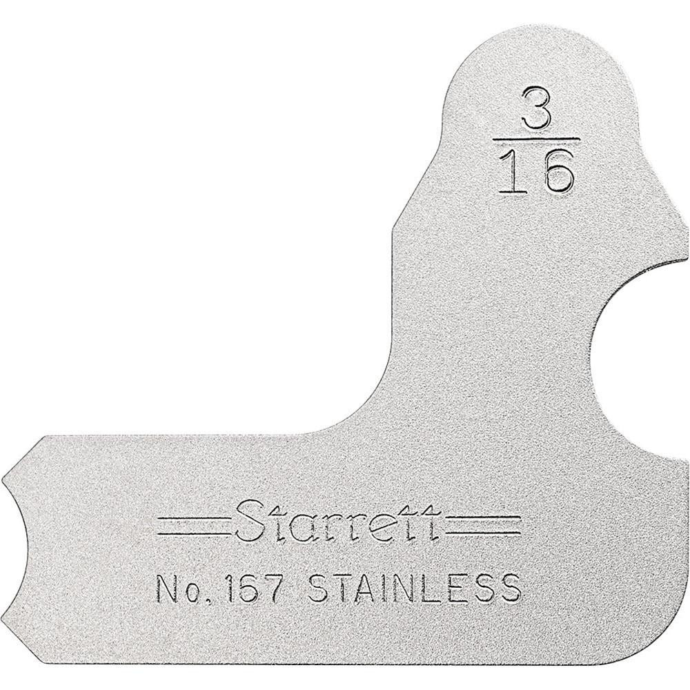 STARRETT Starrett 50632 Radius Gage 3/16 Inch Stainless Steel