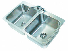 ADVANCE TABCO Advance Tabco DI-2-1410 Drop-in Sink 2 Compartment