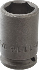 APEX Apex M-1114 Impact Socket 1/4 in Drive 7/16 in 6-point