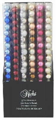 GERSON Gerson CBK80777 Glass Ornament Tube Displayer 18 Piece