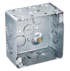 SOUTHWIRE Southwire D6550 4-inch Square Welded Box 2-1/8-inch Deep MC Clamp (Sold individually) 52171-BX