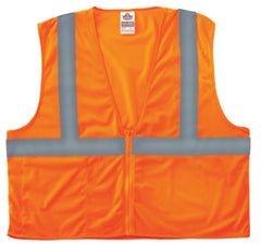 ERGODYNE Ergodyne 21049 Hi-vis Safety Vest Class 2 4X-5X Orange