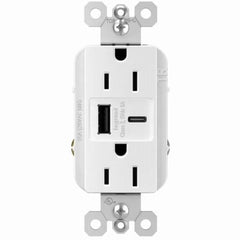 LEGRAND Pass Seymour R26USBAC6WCCV6 15A Usb Outlet White