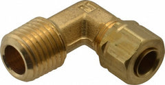 PARKER Parker 169CA-4-4 Compression Male Elbow Brass 1/4-18
