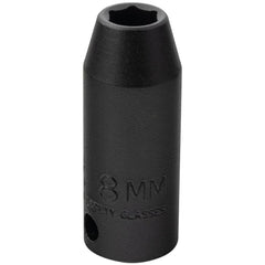 PROTO Proto J7008MHT Impact Socket 3/8 in Drive 8mm Hex