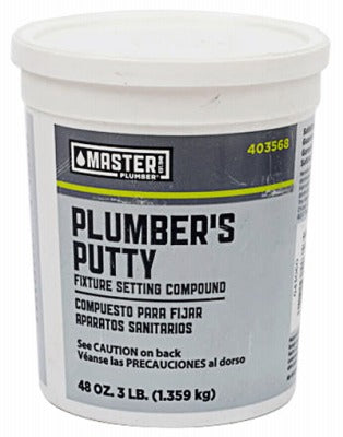 OATEY Oatey Company 43060 Plumbers Putty 3 Lb Fixture Sealing