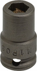 APEX Apex M1P08 Impact Socket 1/4 in Drive 1/4 in Hex 6-point