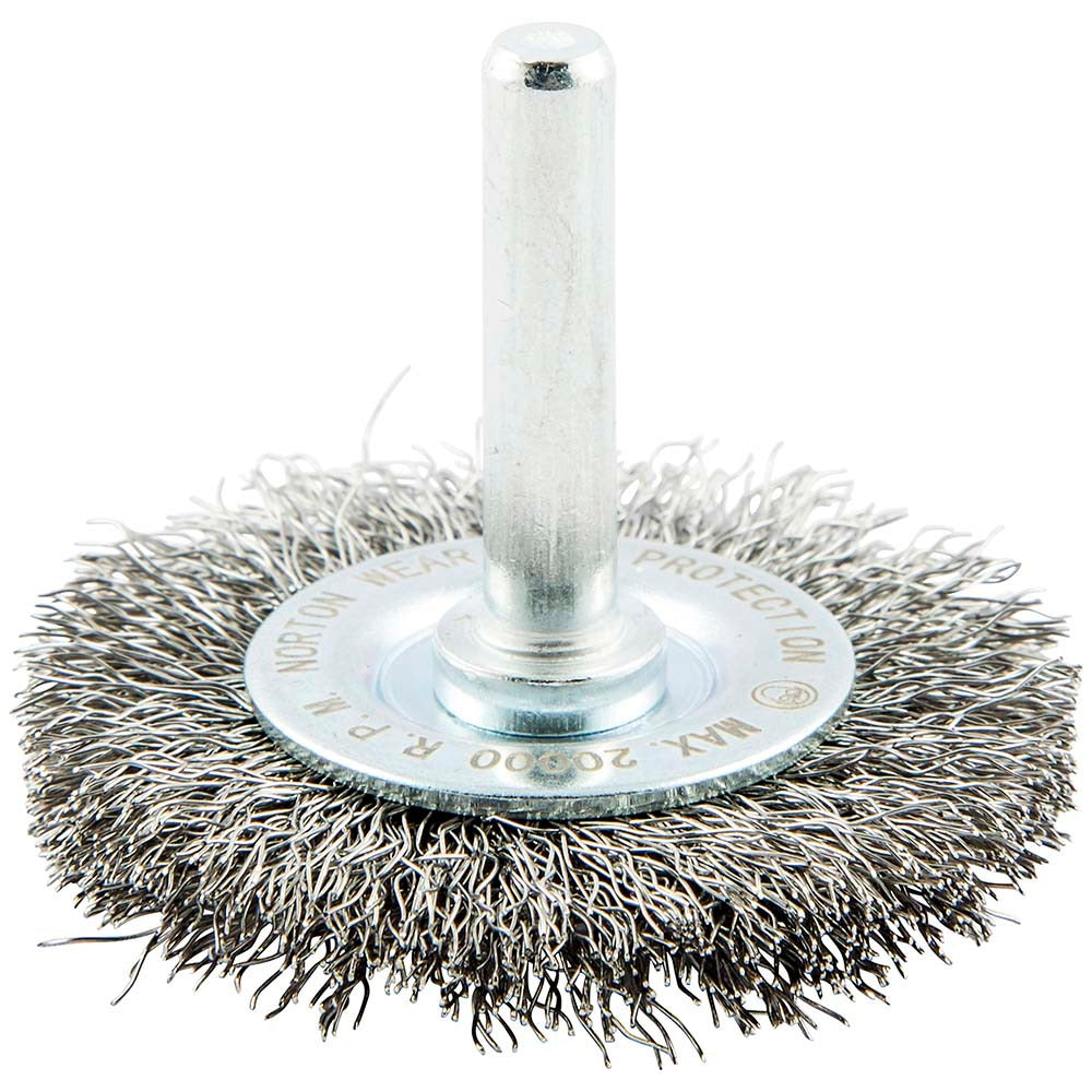 NORTON Norton 66252839029 Wheel Brush 2 in Crimped Carbon Steel