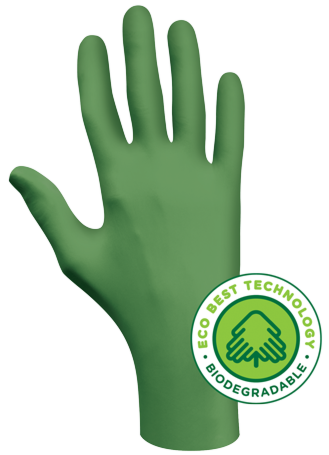 SHOWA Showa 6110pfxxl Nitrile Gloves 4-mil 2XL Powder Free