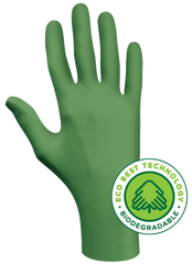 SHOWA Showa 6110pfxxl Nitrile Gloves 4-mil 2XL Powder Free
